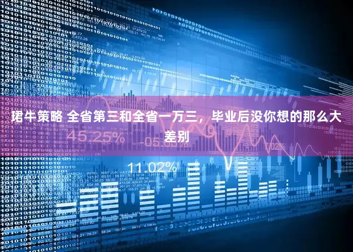 珺牛策略 全省第三和全省一万三，毕业后没你想的那么大差别